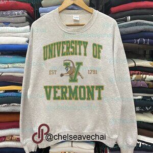 University Of Vermont Sweatshirt, Vermont Catamounts Basketball Unisex Shirt Tee